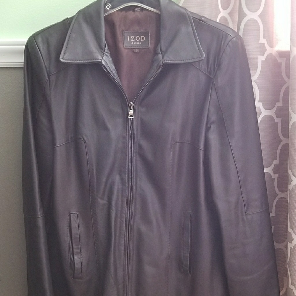 Izod Women's Leather Jacket
